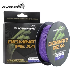 Sedal Trenzado Multifilamento Angryfish 4 Hebras – PE Salada y Dulce