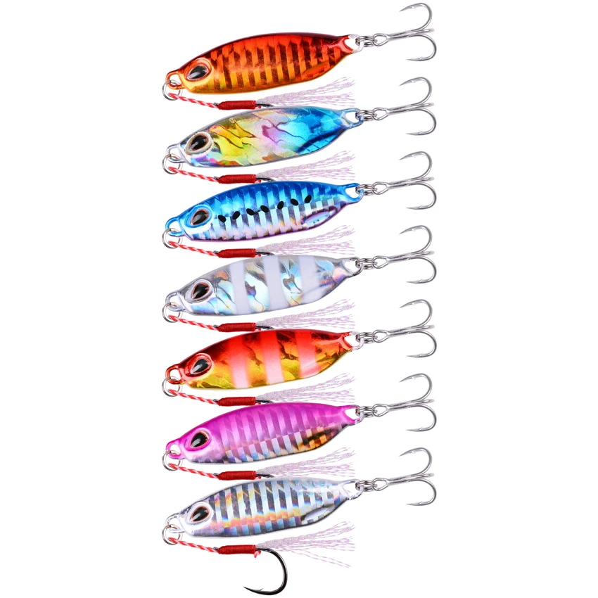 Señuelo de Pesca de plantilla, peso de 10g, 15g, 20g, 30g, 40g, señuelos de agua salada, plantilla de lubina de Metal fundido, Isca, Artificial, 1 ud. - imagen 4