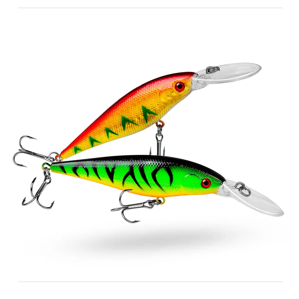 Señuelo de Pesca Minnow, cebo Artificial de plástico duro, para Lucio, carpa, Swimbait, Crankbait, 11cm, 10g, 1 Uds. - imagen 3