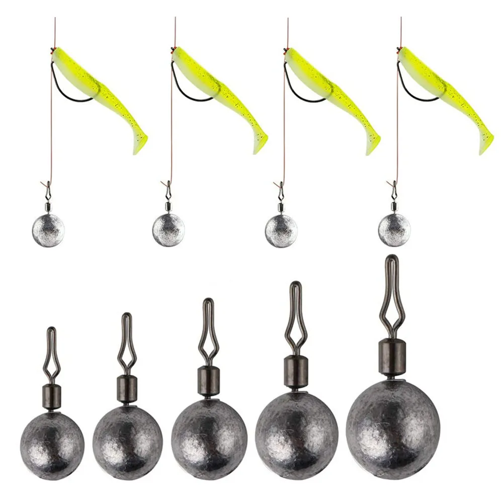 Plomo de pesca de 5 uds/10 Uds., 3,5g, 5g, 7g, 10g, 14g, 20g, peso de tiro caído, pesca en agua dulce y salada - imagen 5