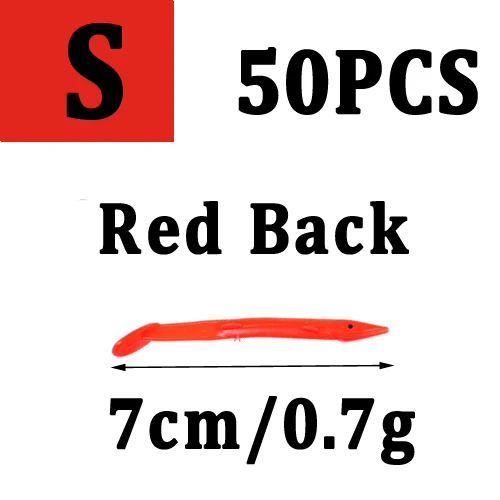 50pcs red s