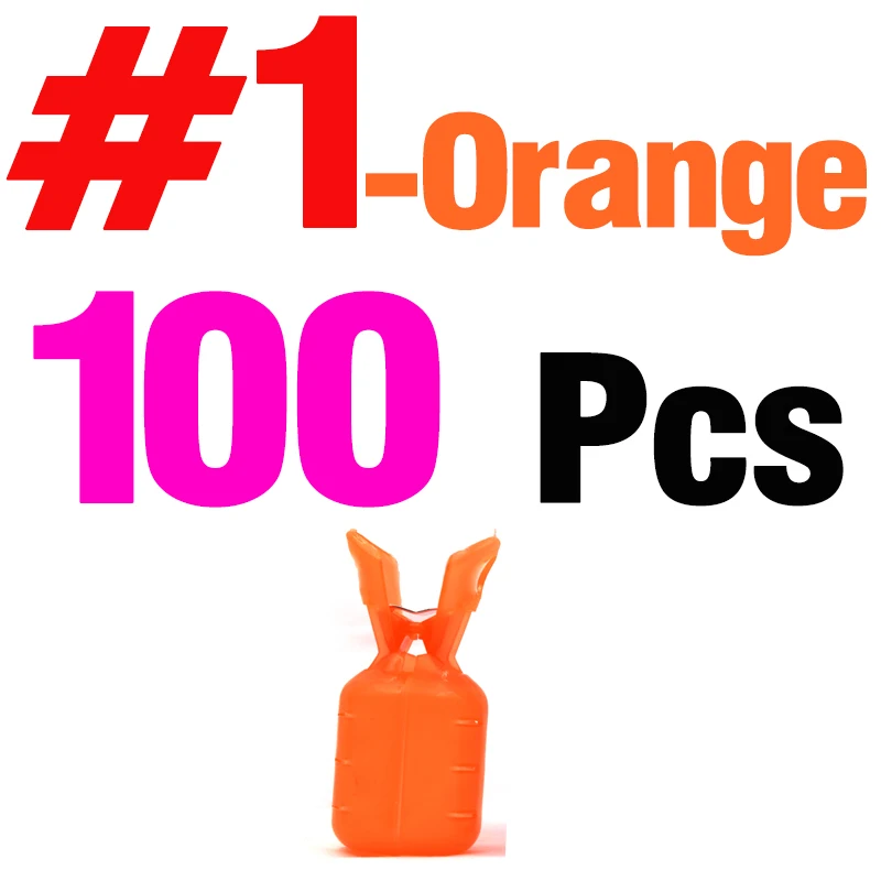 No1 Orange 100Pcs