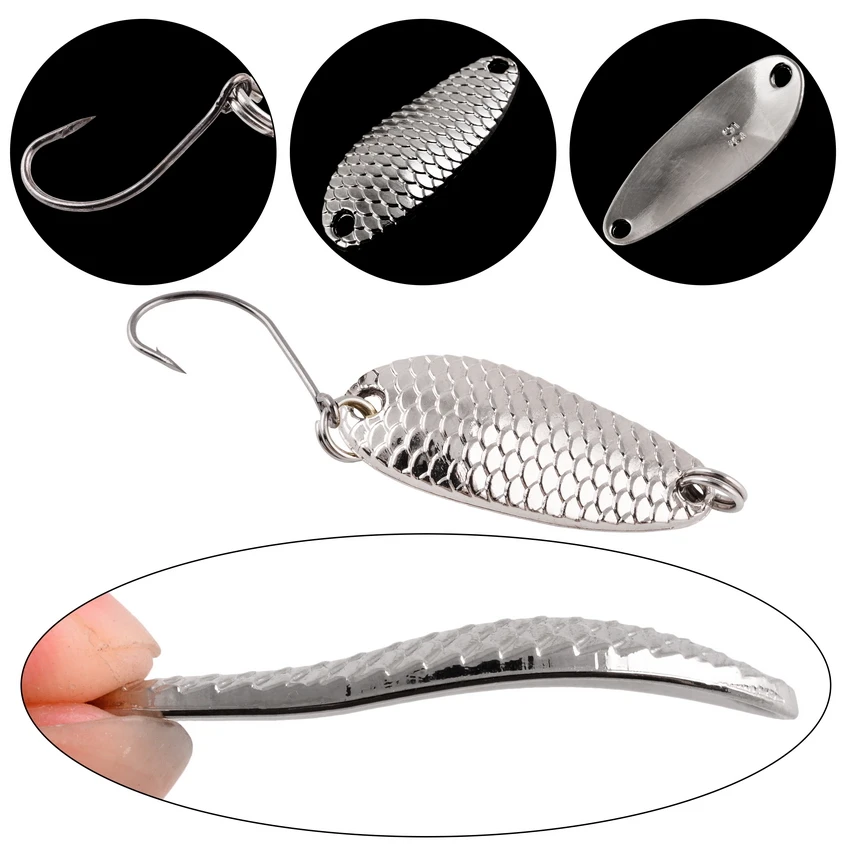 Un señuelo de pesca duradero de alta calidad diseñado para una pesca efectiva de captura y liberación