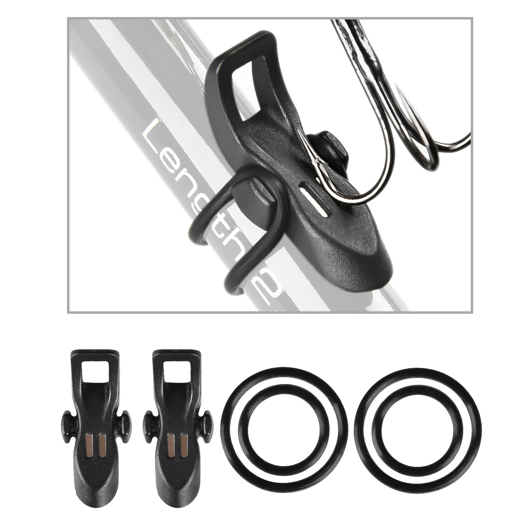 Booms Fishing HK1 2 uds gancho de pesca magnético soporte señuelos ganchos cebo mantenimiento seguro para accesorios de herramientas de caña de pescar - imagen 2
