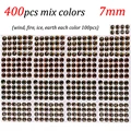 7mm  400pcs mix