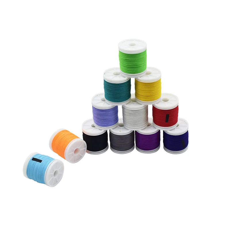 Guía de caña de pescar, hilo de bobinado, alambre trenzado 150D, anillo de fibra de poliéster, línea de sujeción, accesorio de construcción DIY de 150M - imagen 2