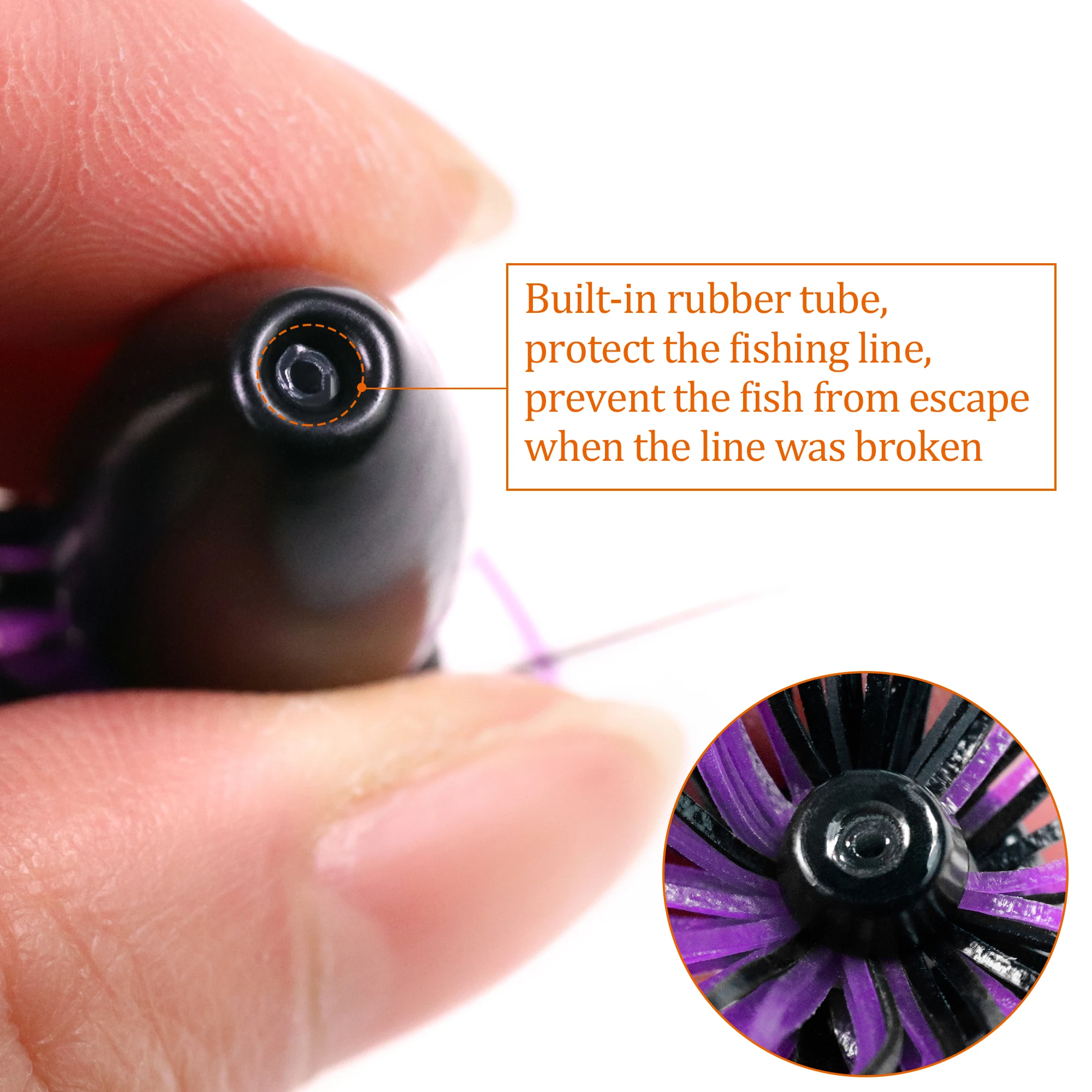 1 Uds. Cebos de alambre de pesca de 10g, plomo de pesca de tungsteno, señuelo de falda de silicona, 14g, 21g, 28g, 35g, 42g, plomo de peso para cabeza de anzuelo - imagen 4