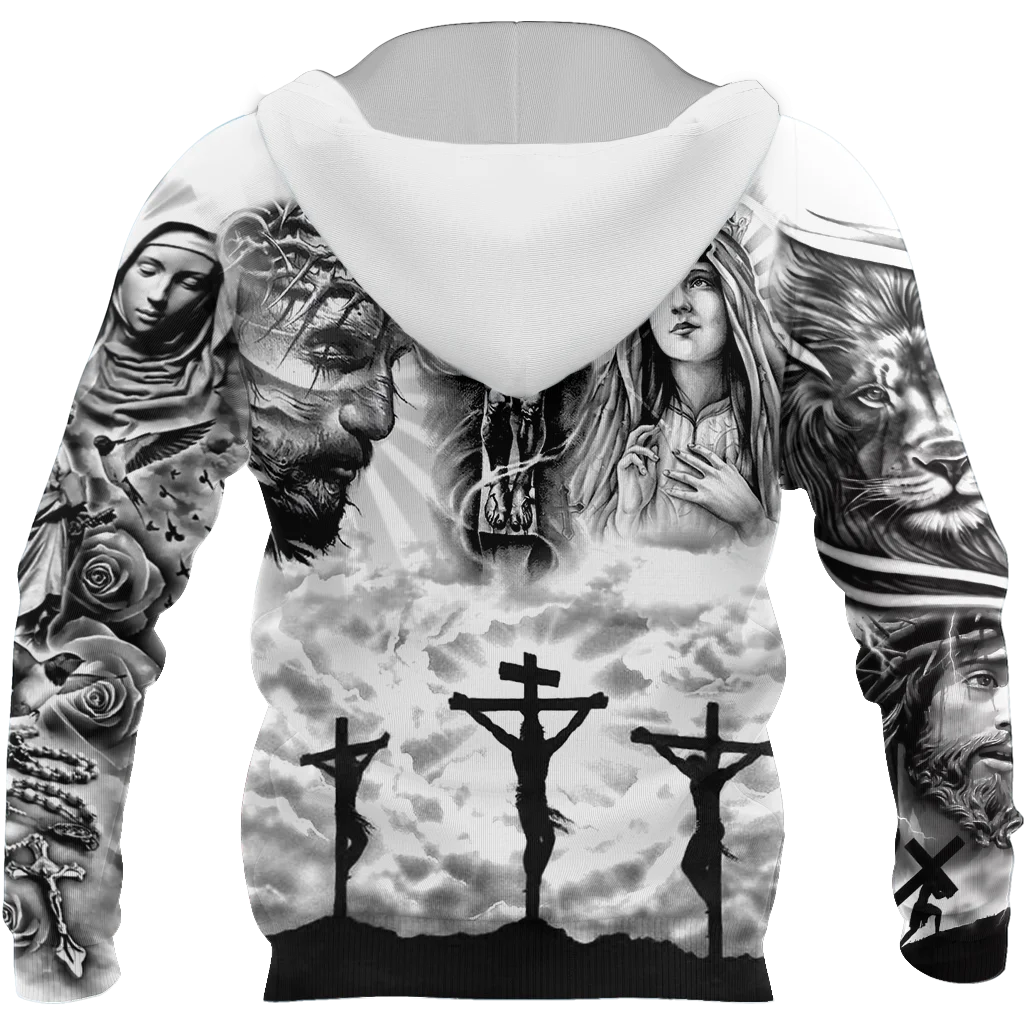 Jersey pesca Unisex capucha Estampado León KJ638 - imagen 4