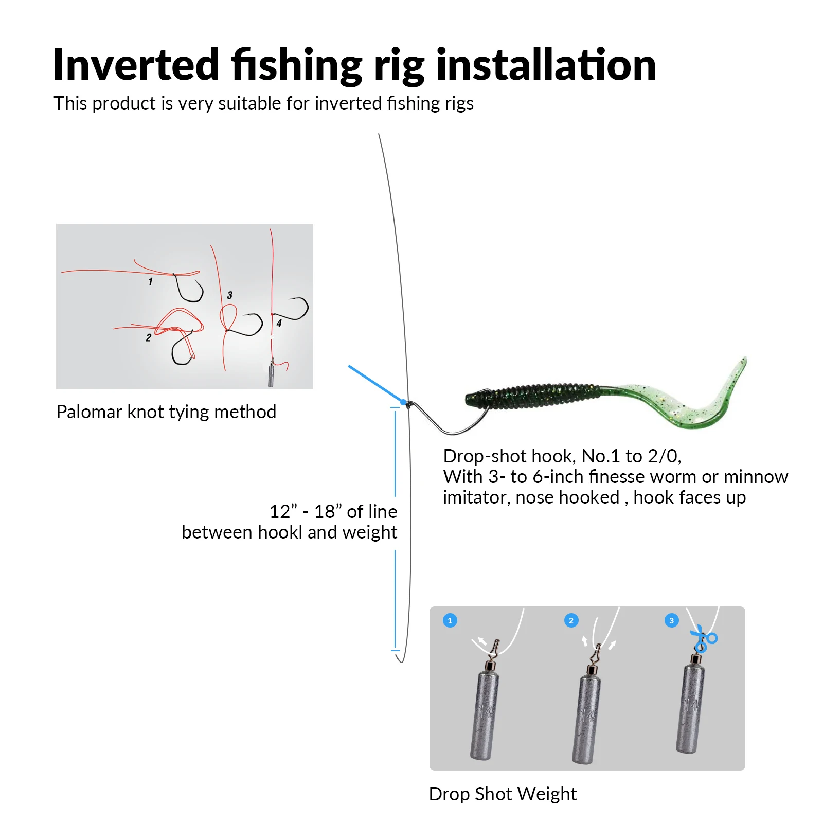 10 Uds. De plomo para pesca, peso de tiro de gota, plomo para pesca en el mar de agua dulce, aparejos de pesca Dropshot 3,5g 5g 7g 10g 14g 20g - imagen 5