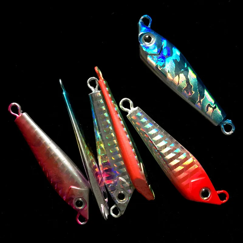 Señuelo de pesca de onda vibratoria, cebo duro, 5g, 7g, 10g, 15g, 20g, Culter, Jigs de Metal, señuelos artificiales, orilla, largo fundido, Jigbait, 1 pieza