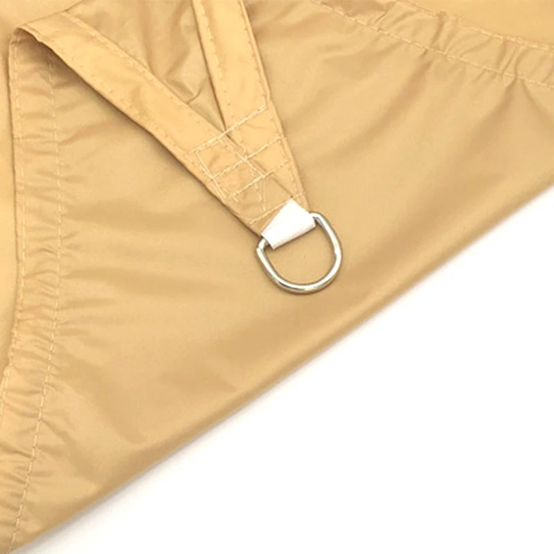 Lona impermeable color arena sombra vela triángulo rectángulo - imagen 4