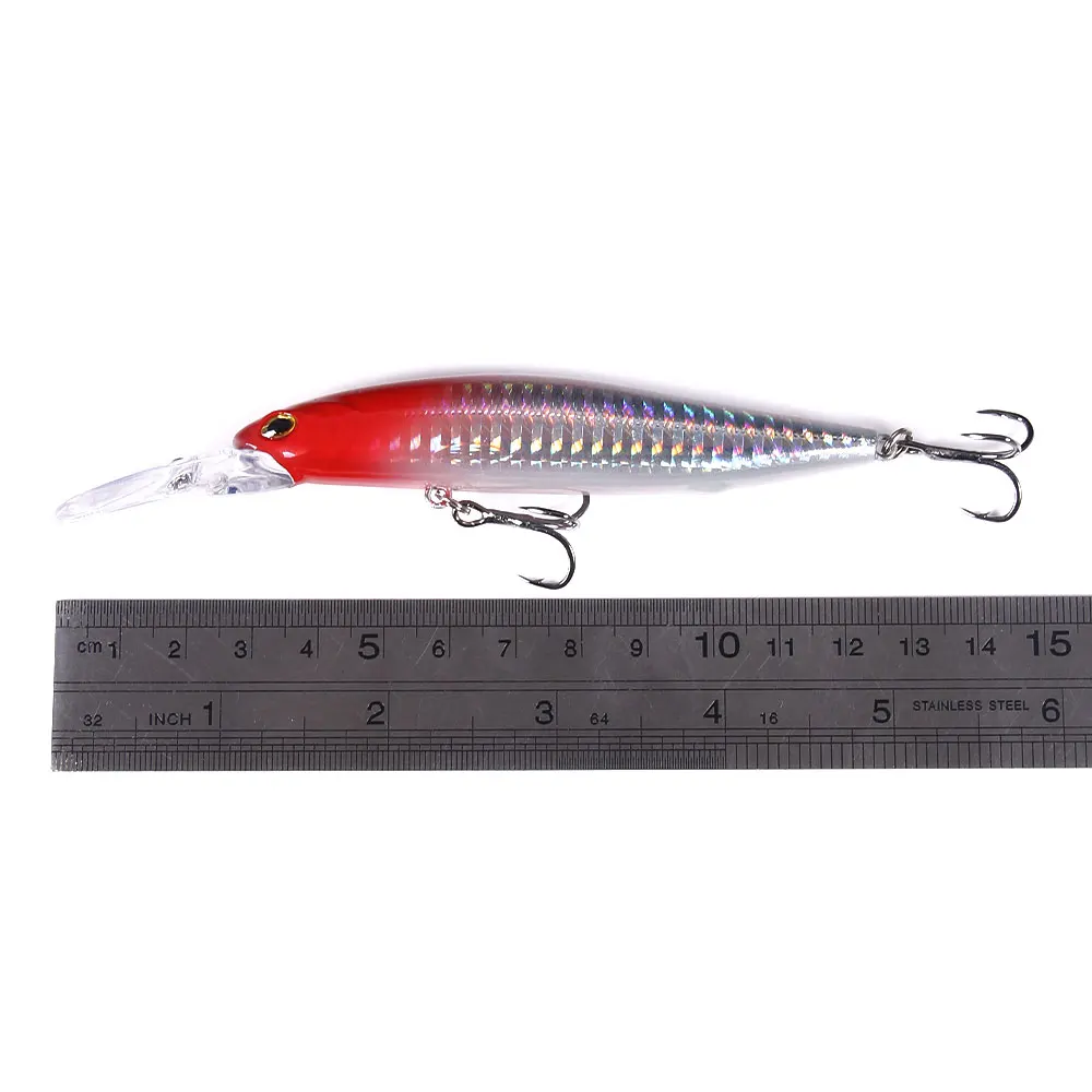 NEWUP 13cm 15,5g multicolor flotante biónico Minnow señuelo cebo Artificial cebo duro señuelo de pesca profesional aparejos de pesca - imagen 5