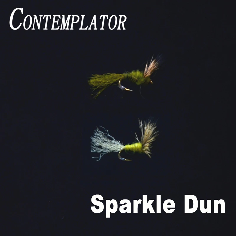 Sparkle Dun-cebos naturales para pescar trucha, cebos para atar moscas mayflies, 5 piezas, BWO/PMD, 2 estilos, 18 #