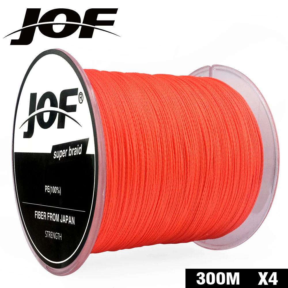Sedal trenzado de 4 hebras para pesca en agua salada, 2019 JOF, 100M, 150M, 300M, 500M, 1000M, PE, superpotencia extrema - imagen 4
