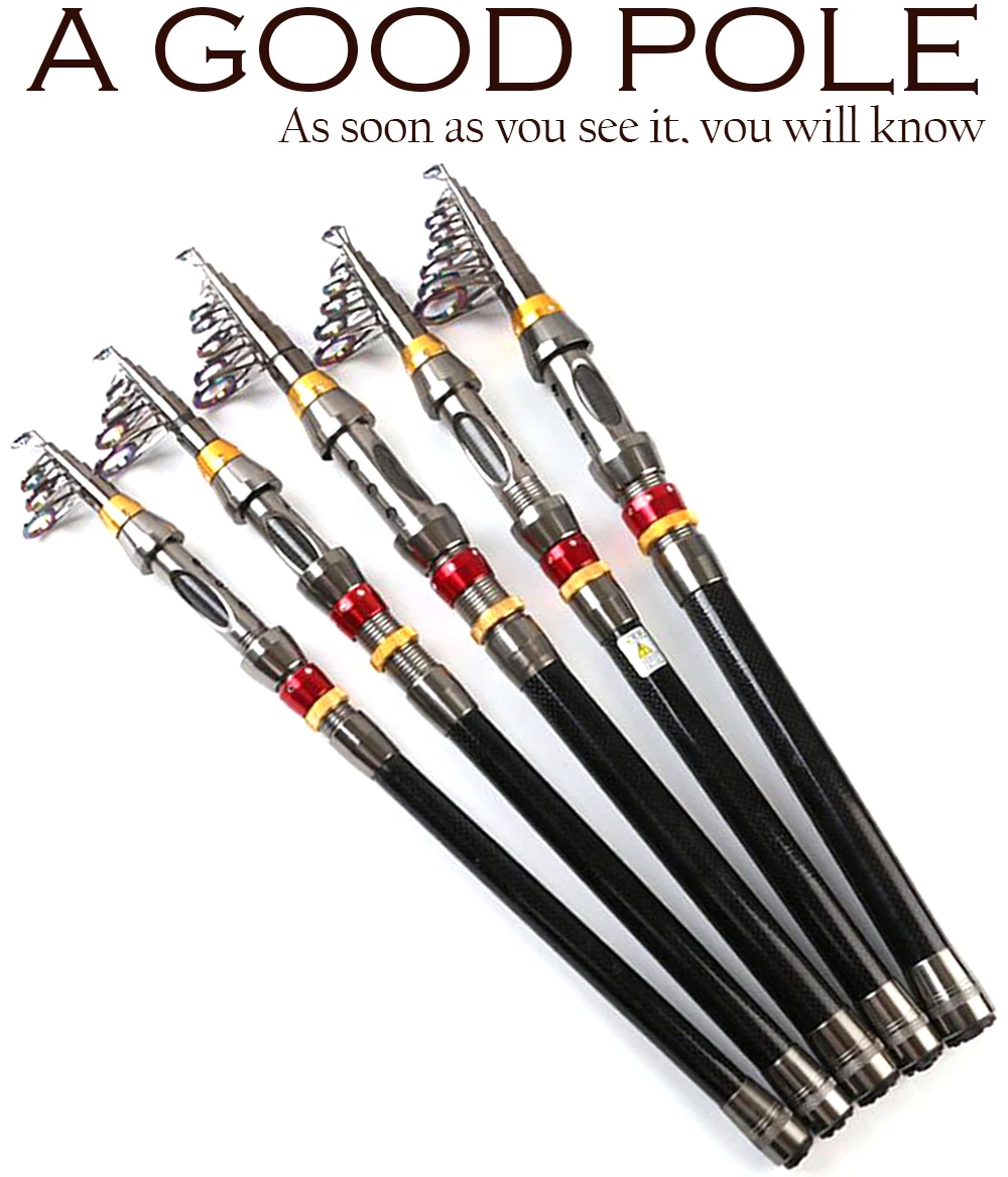 Un grupo de polos de pesca está alineado sobre un fondo blanco.