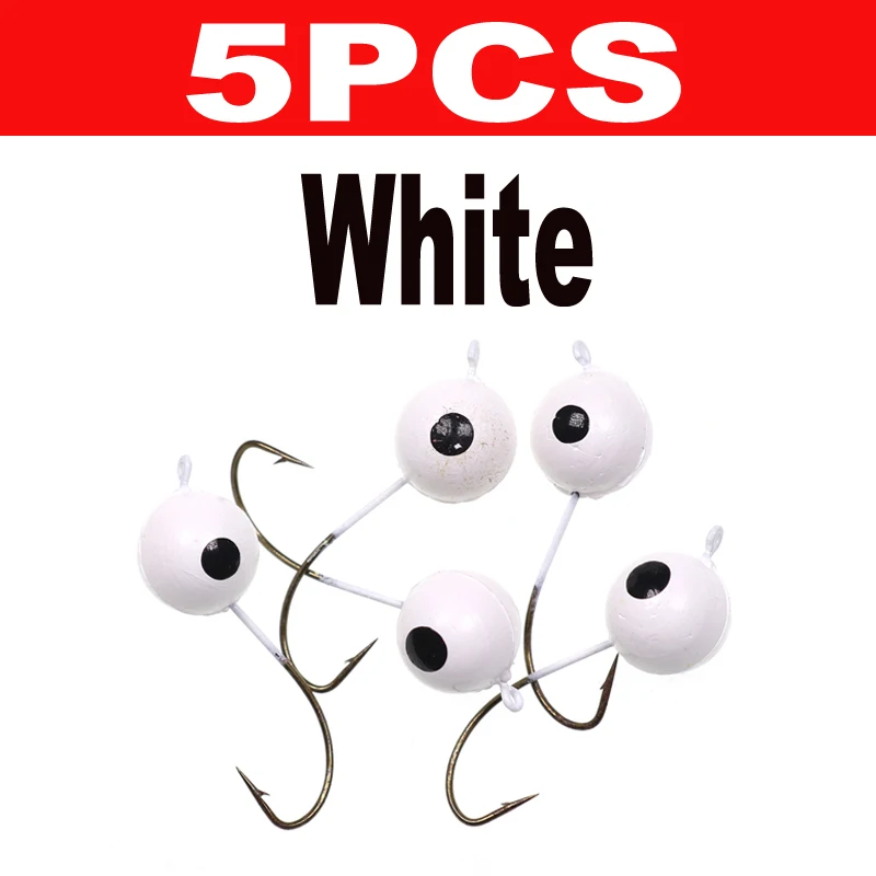 5PCS White
