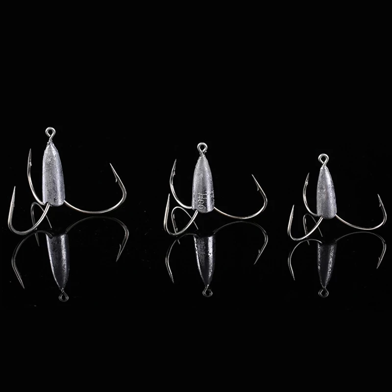 Anzuelos triples de pesca afilados con plomo, peso de plomo, herramientas, accesorios, 32g, 40g, 53g, 60g, 1 ud. - imagen 4