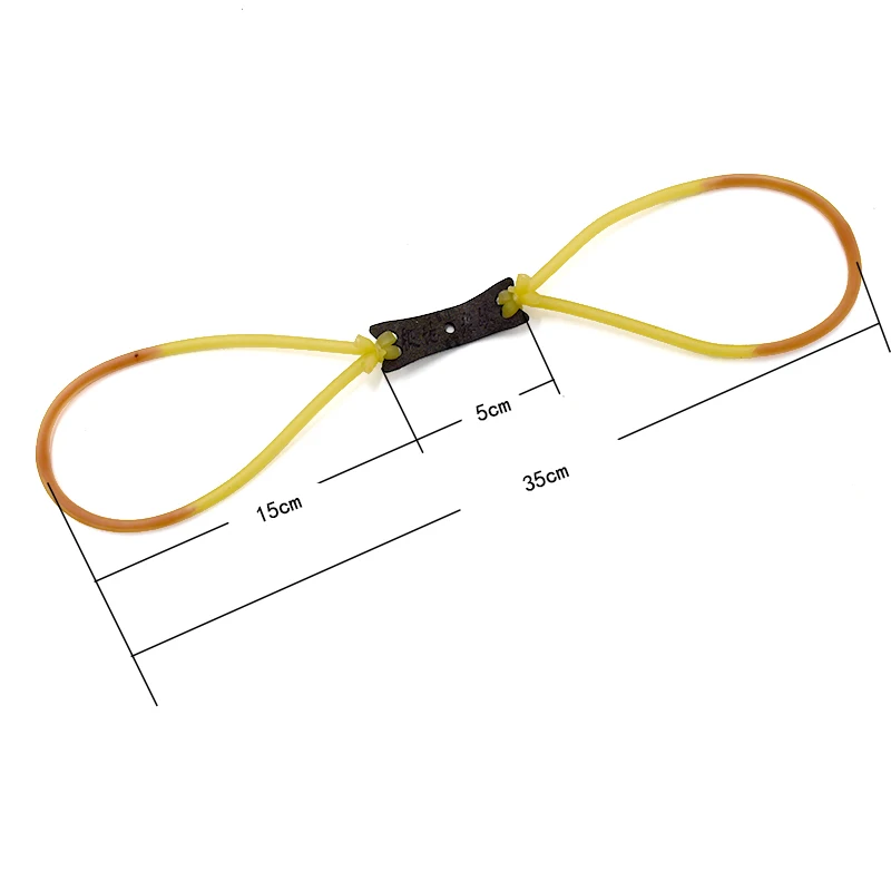 Banda de goma elástica redonda para tirachinas, accesorio fuerte para pelota de barro, catapulta deportiva al aire libre, tiro y caza, 3 o 6 unidades - imagen 3