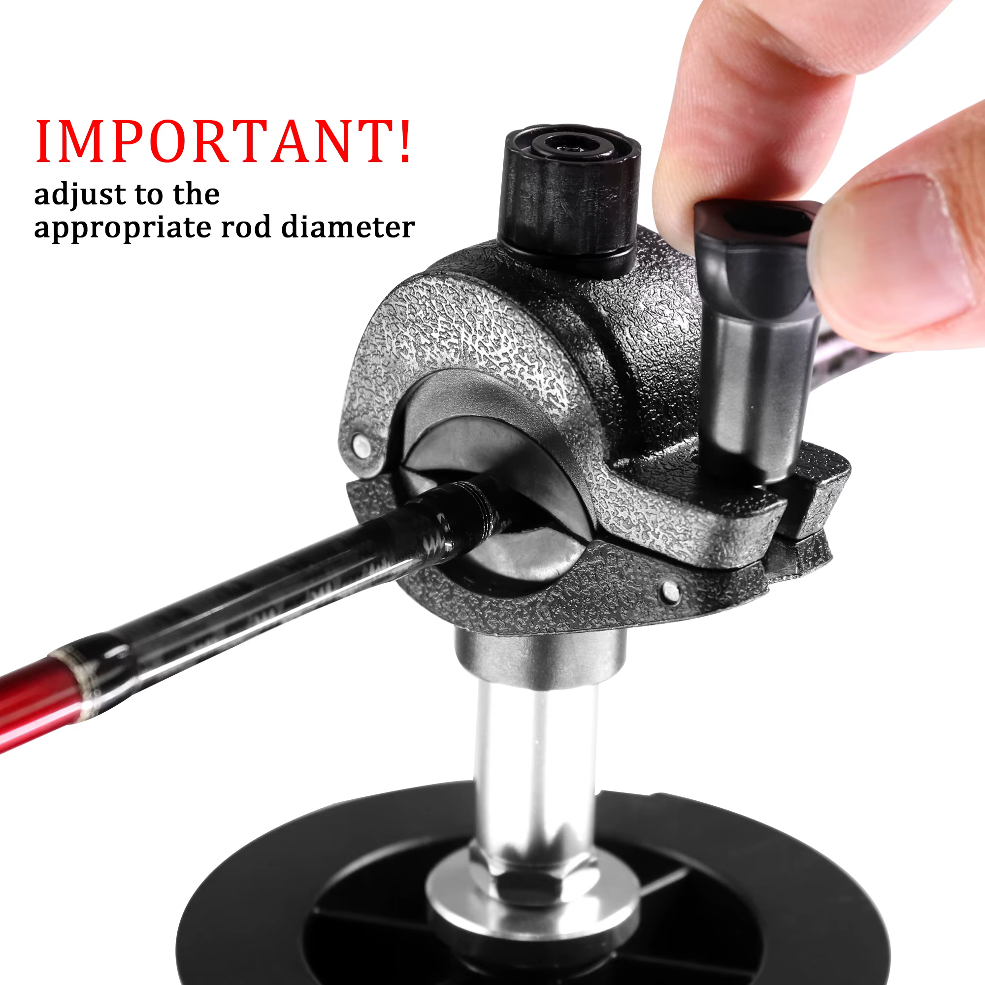 Enrollador de línea para pesca de aluminio portátil - Accesorio - imagen 4