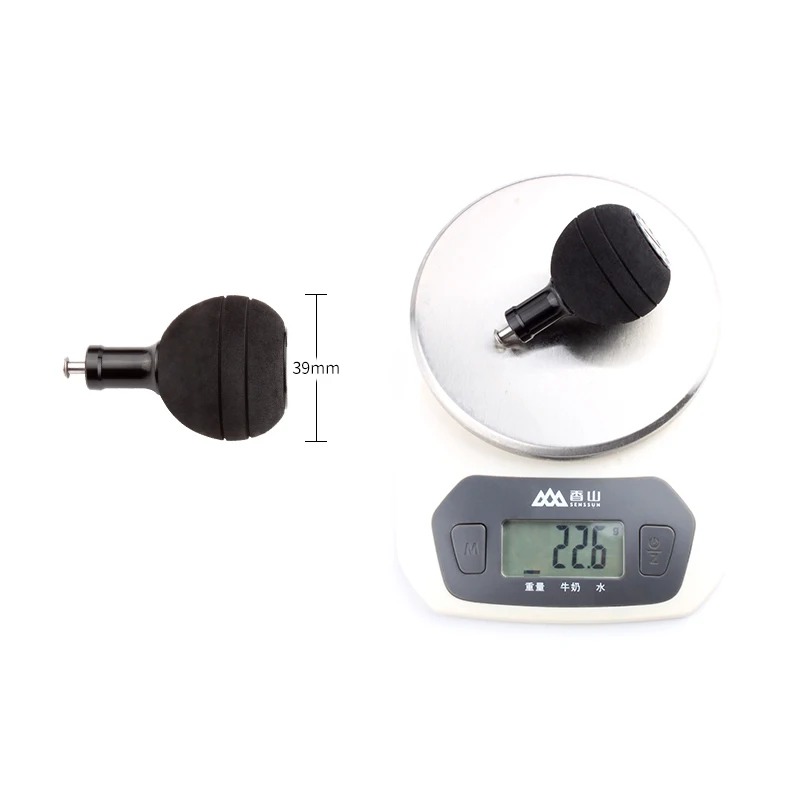 Ruke-mango de pesca EVA para rueda giratoria, perilla tipo 4000-10000, diámetro de 39mm con 2 rodamientos de piezas, tamaño 5x9x3mm, peso de 22,6g - imagen 2