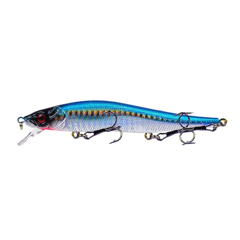 Señuelos de Pesca de pececillos, cebos duros Wobbler, Crankbaits, ABS Artificial, aparejos de pesca de Lucio, 11,5 cm, 14,5g, 1 ud. - imagen 5