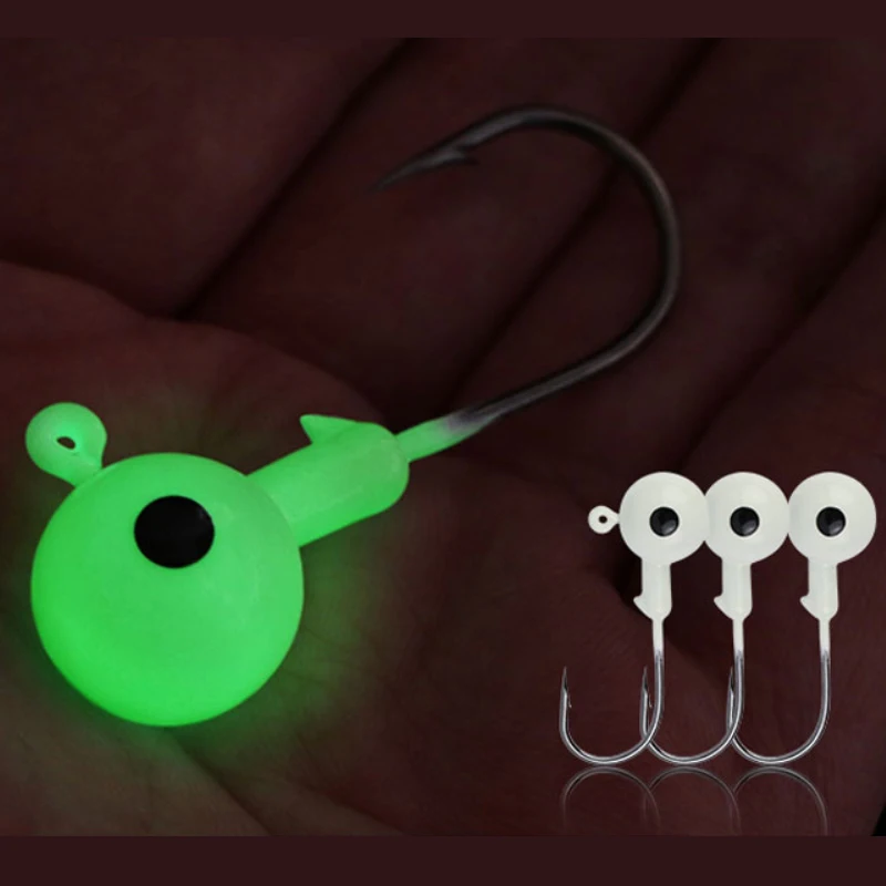 10 unids/lote nuevo anzuelo con cabeza de anzuelo 3,5g 5g 7g 10g 12g 14g 18g anzuelo de pesca Jig señuelo cebos duros aparejos de pesca de gusano suave - imagen 4