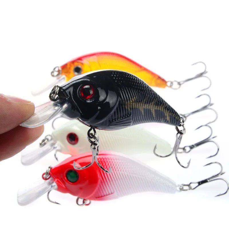 Señuelo de pesca flotante biónico Wobbler, cebo Artificial duro, ojos 3D, señuelo de lubina, 75mm, 11,2g - imagen 2