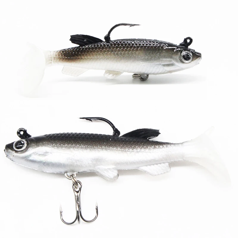 Señuelos de pesca de silicona Wobblers, cebo artificial, señuelos de plantilla de goma, aparejos de pesca, perca de parque, lubina, carpa, cuchara, 12G, 1 ud. - imagen 3