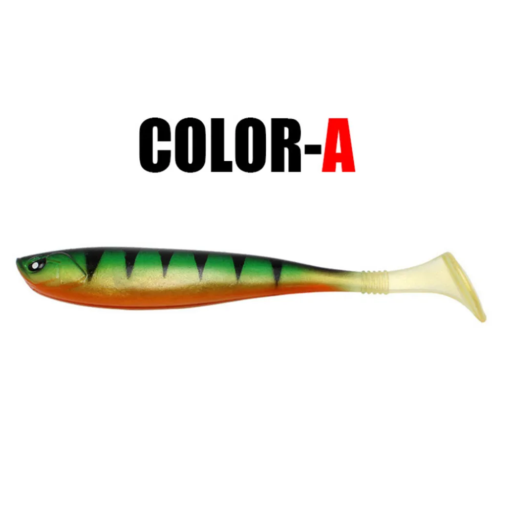 1 Uds 10g 13cm cebo blando Jig Wobbler Señuelos de Pesca Japón Shad Swimbaits cebo Artificial Jig Head pesca con mosca pez de goma de silicona - imagen 4