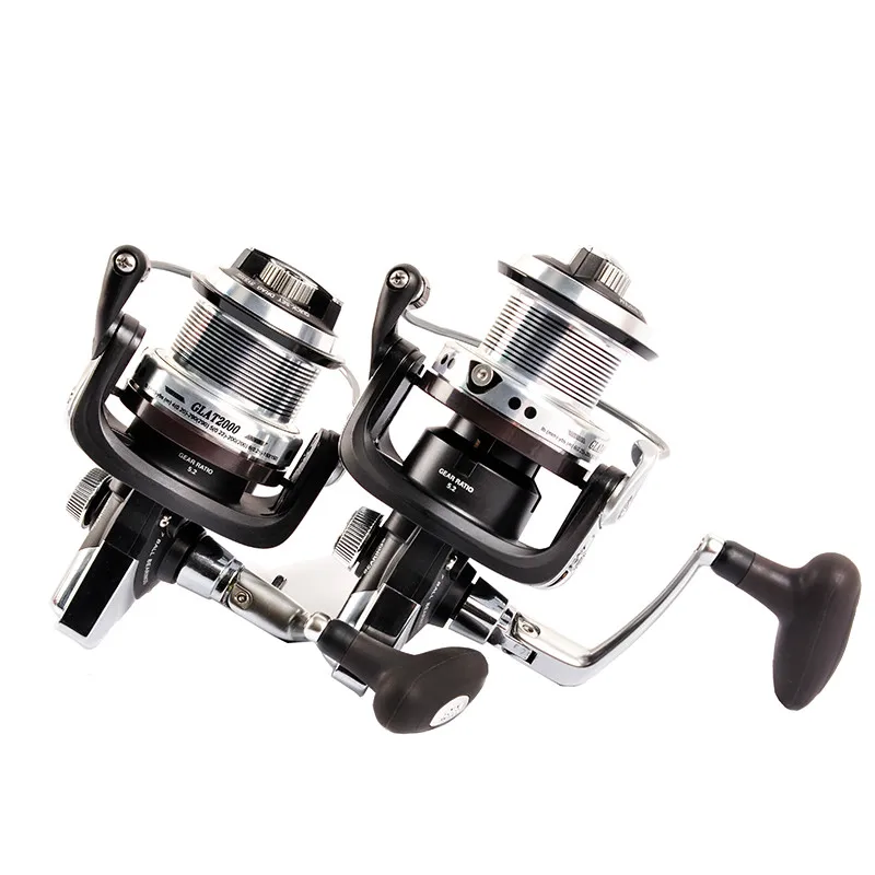 Carrete de Pesca giratorio, rueda de arrastre de acero inoxidable, Molinete de Pesca, 20/30/40/50/60s - imagen 4