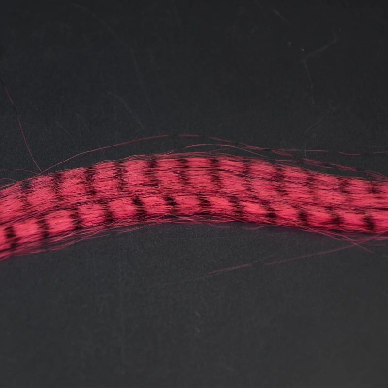 CONTEMPLATOR 12 colores opcionales pesca con mosca fibras de pececillo negro Barrado 2 bolsas Streamer atado de moscas cebra Grizzly pelo moscas cuerpo - imagen 3