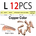 12pcs Copper L