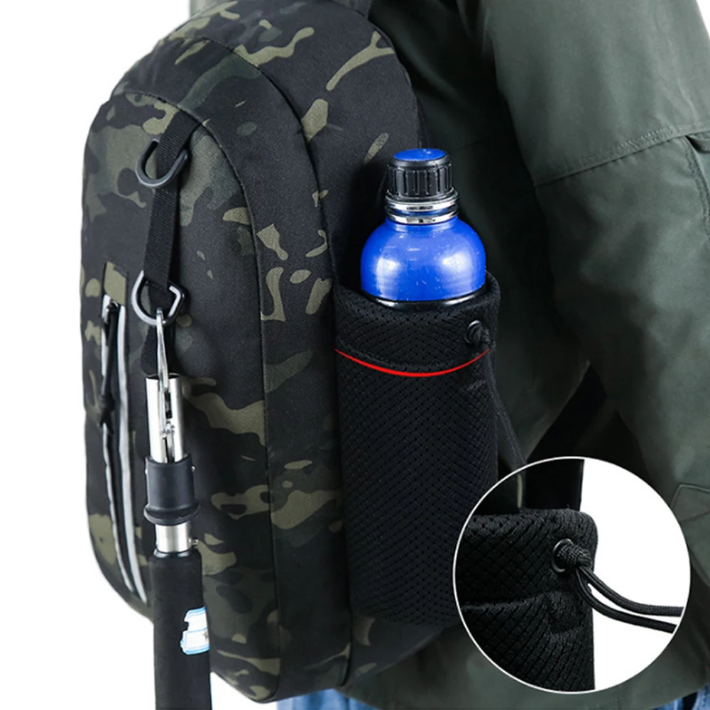 Mochila de pesca al aire libre, mochila táctica impermeable, deportes, multifunción, Camping, senderismo, bolsa de caza, X465G - imagen 5