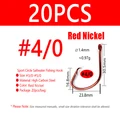 20pcs Size 4l0 Red