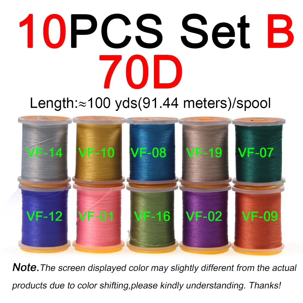70D 10pcs Set B