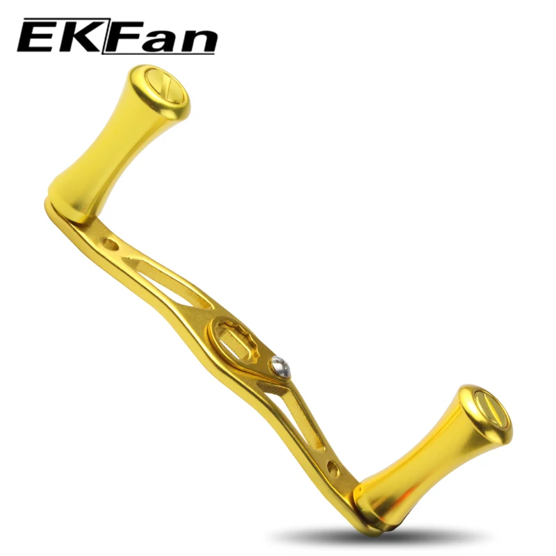 EKFan-mango de aleación de aluminio con forma de gota de agua, mango de 99mm para carrete de pesca, fundición de cebo, tamaño de agujero de 8x5MM - imagen 5
