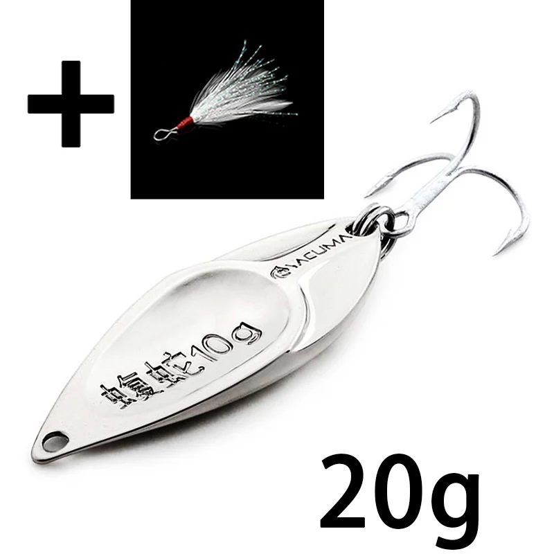 Silver 20g feather