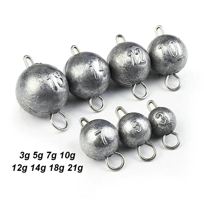 Cheburashka plomo pesca – Cabeza redonda conector Texas 2-18g