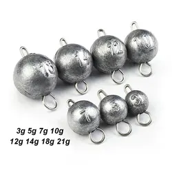 Cheburashka plomo pesca – Cabeza redonda conector Texas 2-18g