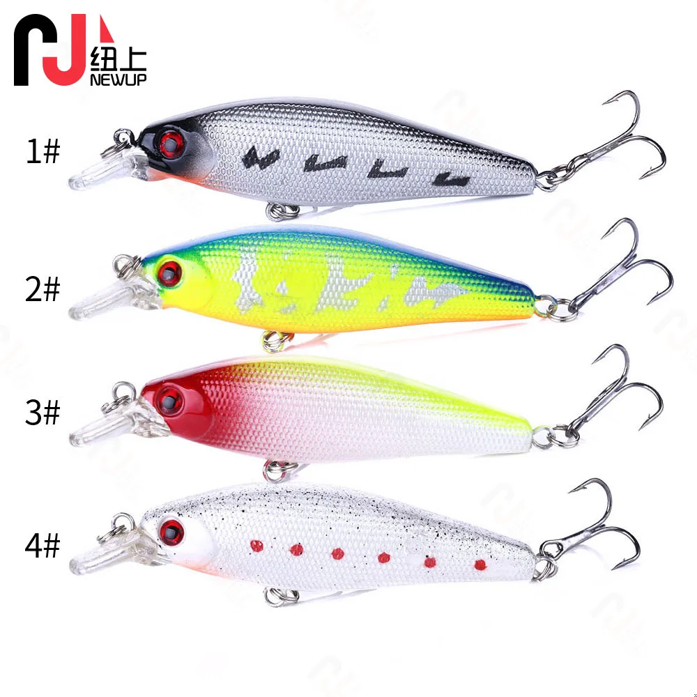 Señuelo de pesca de ojos 3D, anzuelos Crankbait, 1 unidad, 8cm, 9,3g, Topwater wobbler - imagen 4