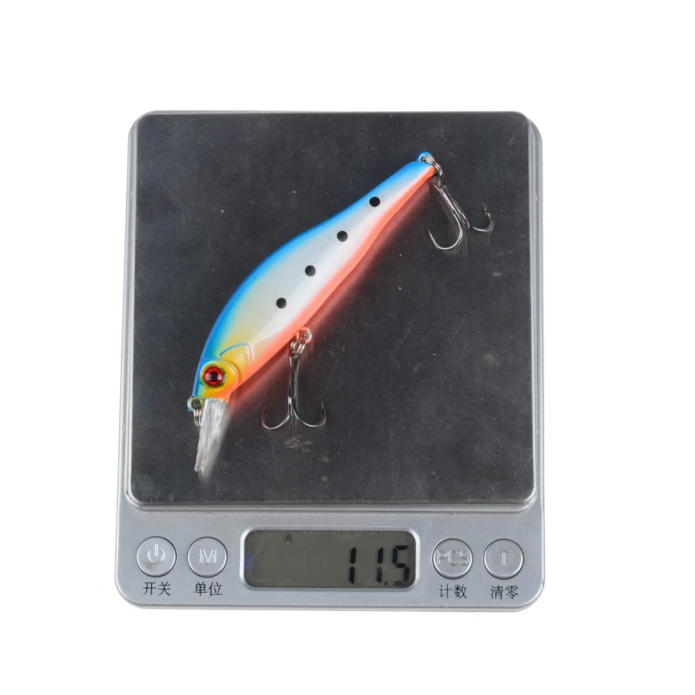 Señuelos de Pesca de pececillo que se hunden, sistema de imán de tungsteno, Wobbler, cebo Artificial Isca, 9,5 cm, 11,5g, 1 piezas - imagen 5