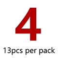 4  13pcs per pack