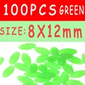 100pcs green 8x12mm