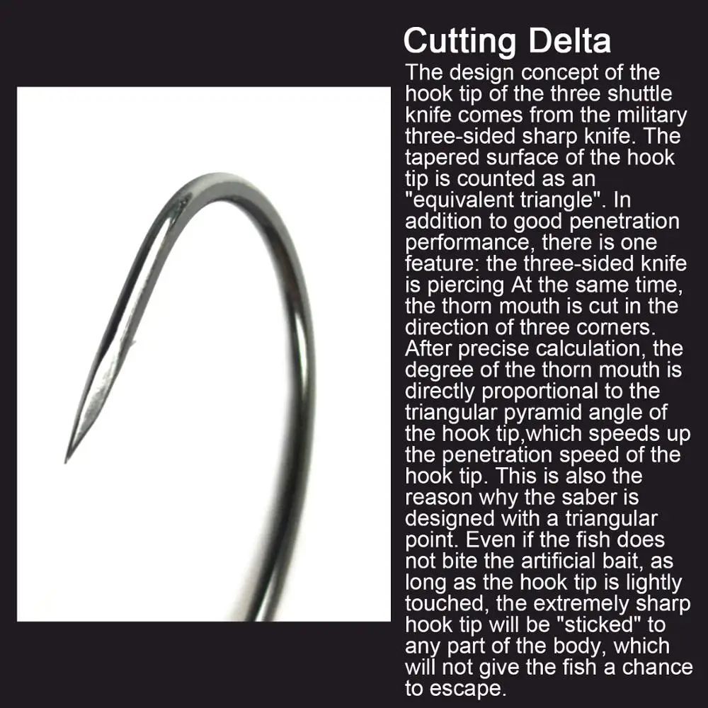 Thetime tamaño 3-5/0 anzuelo de gusano de pesca acero alto en carbono Hamecon Texan anzuelos de manivela compensados para lubina cebo suave accesorios de pesca - imagen 5