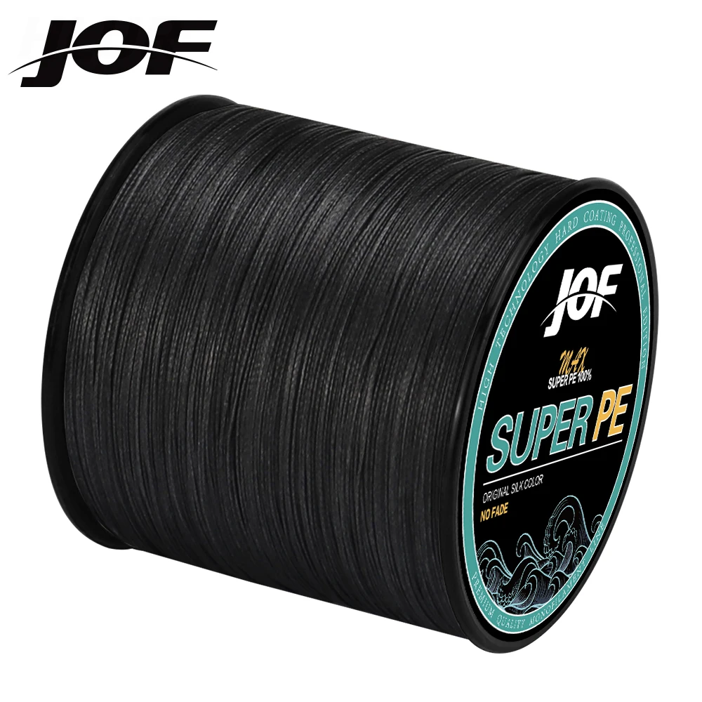 JOF-sedal trenzado de 4 hebras para pesca de carpa, superpe, 300M, 500M, multifilamento - imagen 2