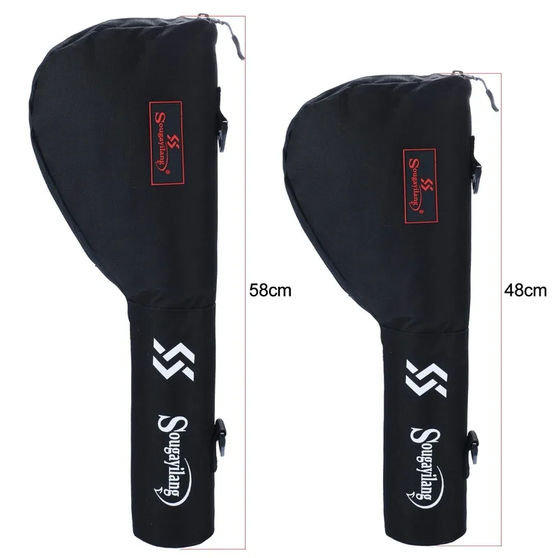 Sougayilang-bolsa de pesca de 48-68cm, bolsas de pesca de nailon multifunción portátiles, bolsa para caña de pescar, estuche, bolsa de almacenamiento de herramientas para aparejos de pesca - imagen 3