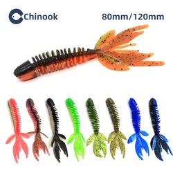 Swimbait Chinook Split Tail – Señuelo de cangrejo silicone blanda