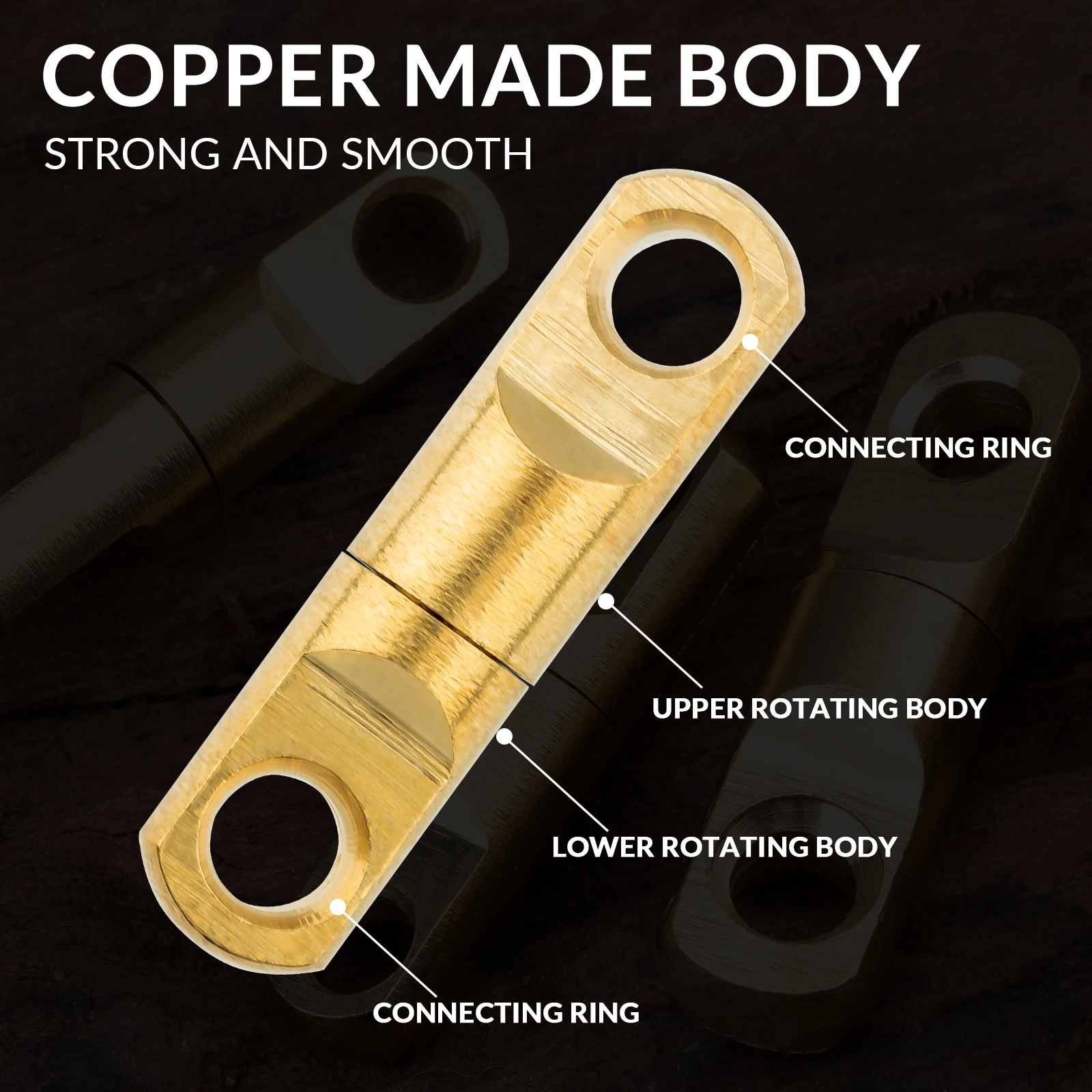 THKFISH 20 piezas giratorios sólidos para anillo de pesca columna giratoria rodamiento anzuelos de pesca conector de señuelos accesorios de pesca - imagen 2