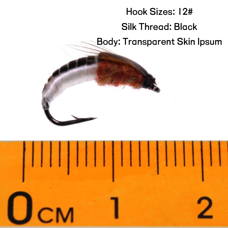 Wifreo-señuelo para pesca de trucha, cebo Artificial de insectos, gusano de atado de moscas realista, 4 piezas - imagen 3