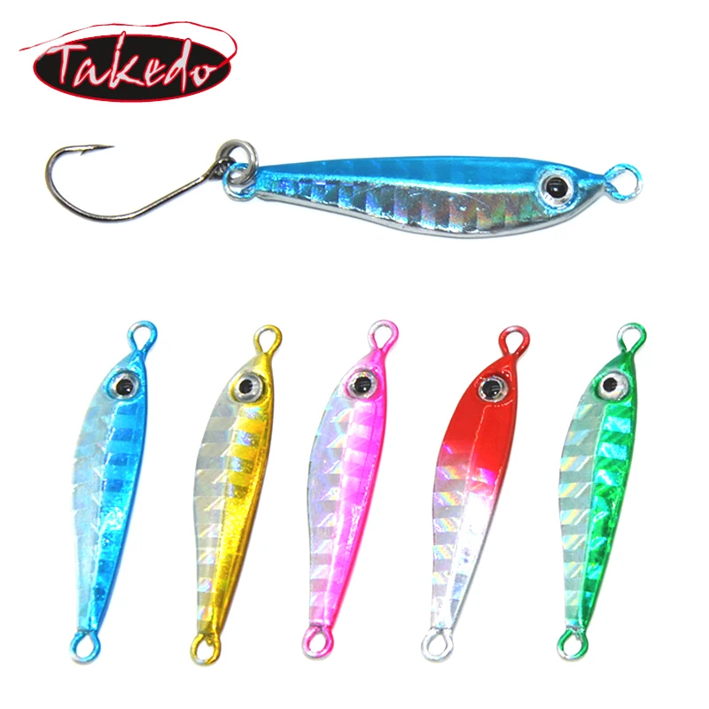 TAKEDO-señuelo LY03 para pesca de lubina, señuelo de plomo para pesca en agua salada, 5g, 8g, 12g, 18g - imagen 2